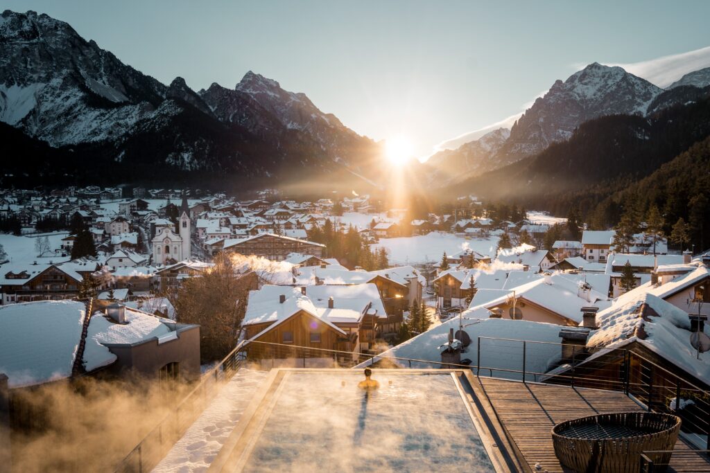 Von der Piste in die Sauna